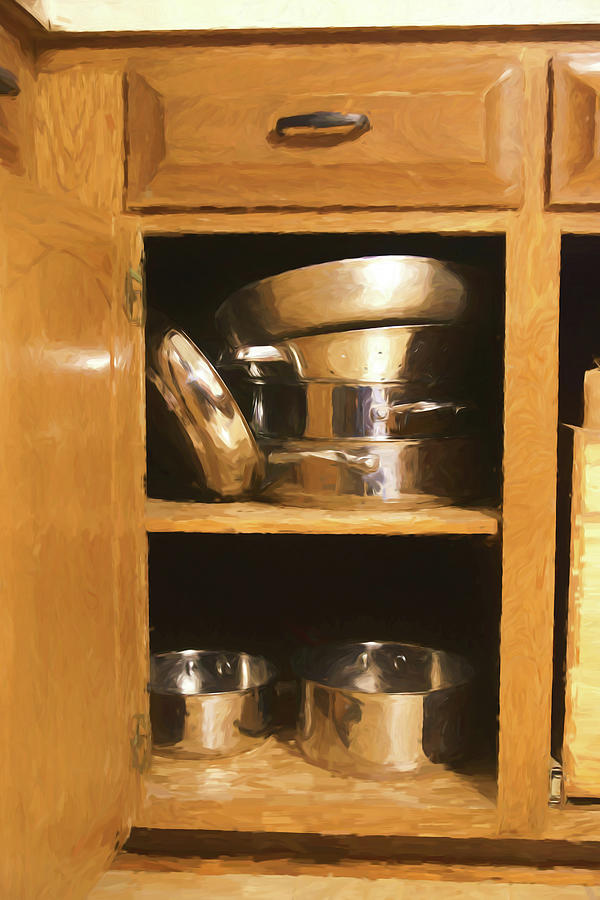 Pots and Pans - Cupboard Photograph by Nikolyn McDonald
