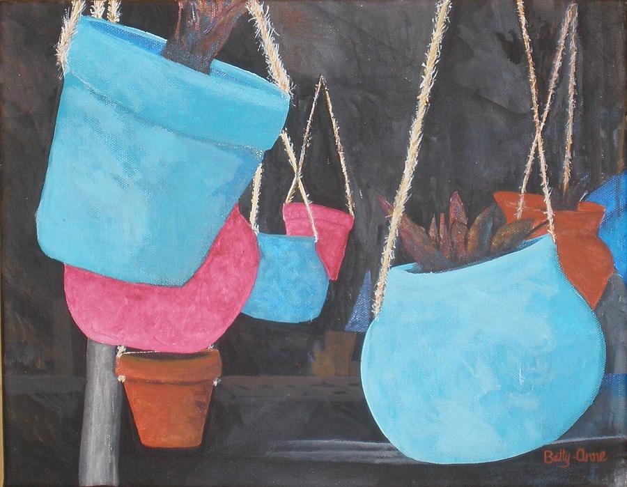Pots Painting by Betty-Anne McDonald