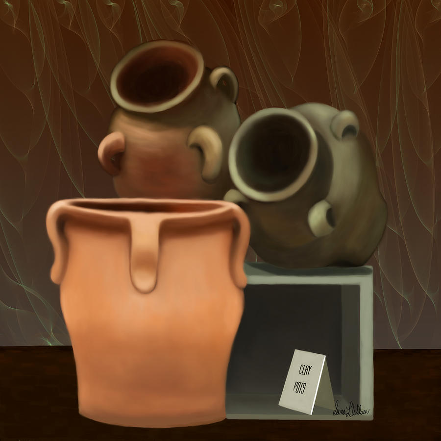 Pots of Clay Painting by Sena Wilson