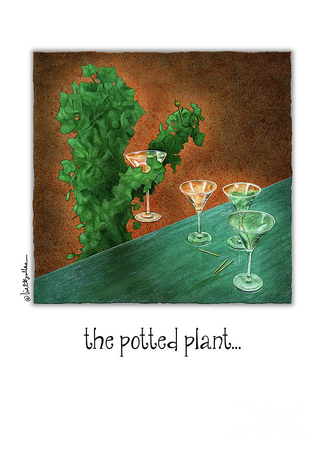 Potted Plant... Painting by Will Bullas
