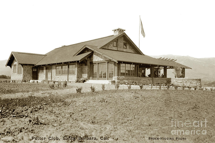 Potter Photograph - Potter Club, Santa Barbara, Calif. Circa 1915 by Monterey County Historical Society