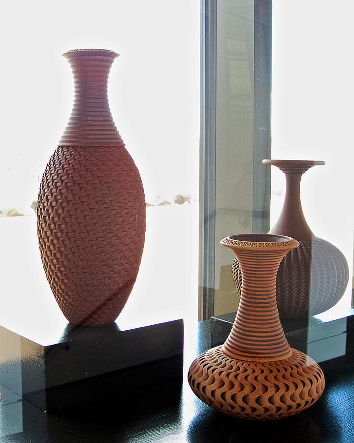 Pottery in Maryhill Museum of Art, Washington Photograph by Ruth Hager