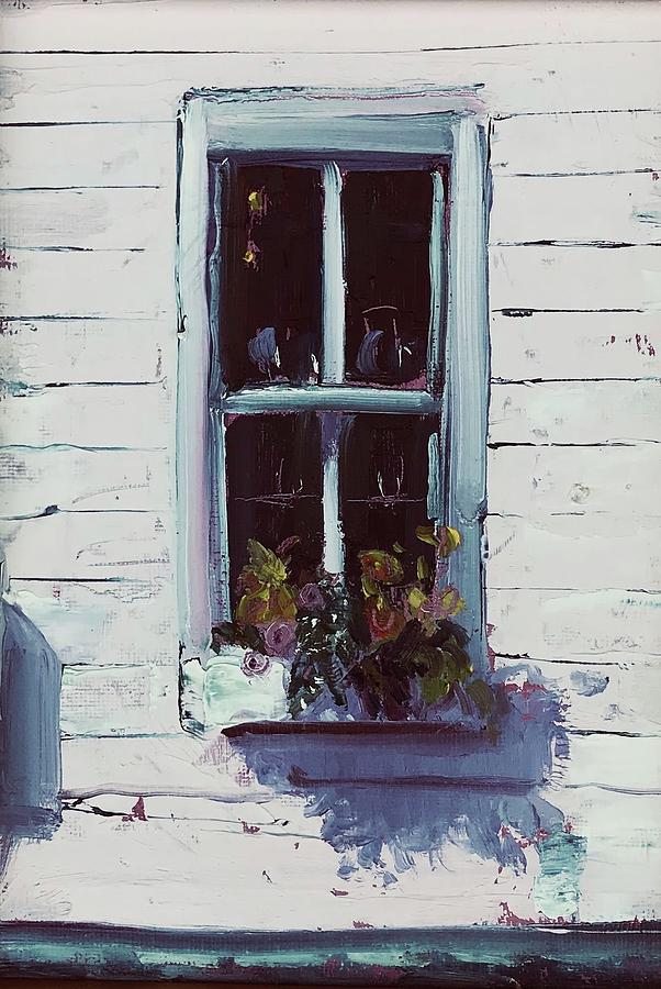 Pottery Store Window Painting by Maggii Sarfaty