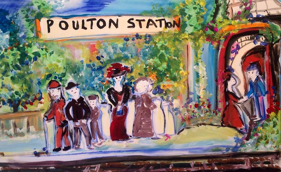 Poulton station  Painting by Judith Desrosiers