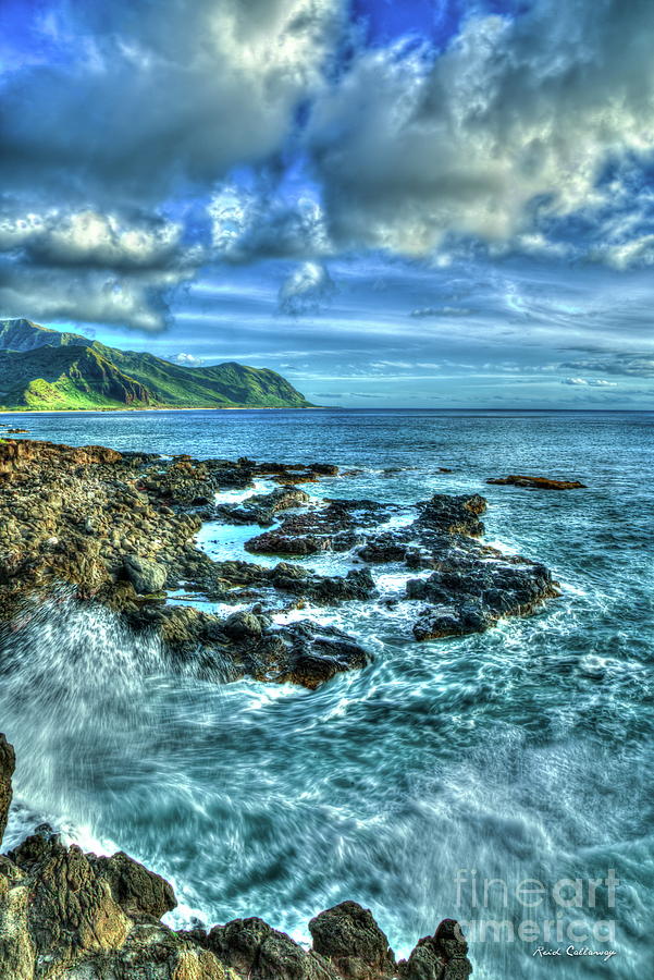Pounding Surf Kaena Point State Park Oahu Hawaii Art Photograph by Reid Callaway