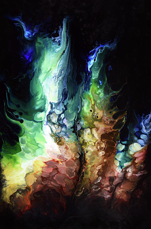 Abstract Painting - Pourgasm by Dion Kurczek Abstract Painting - Pourgasm by Dion Kurczek