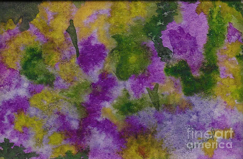 Pouring Flowers Painting by Vicki  Housel