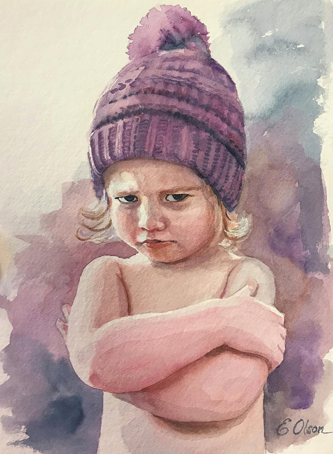 Pout Painting by Emily Olson