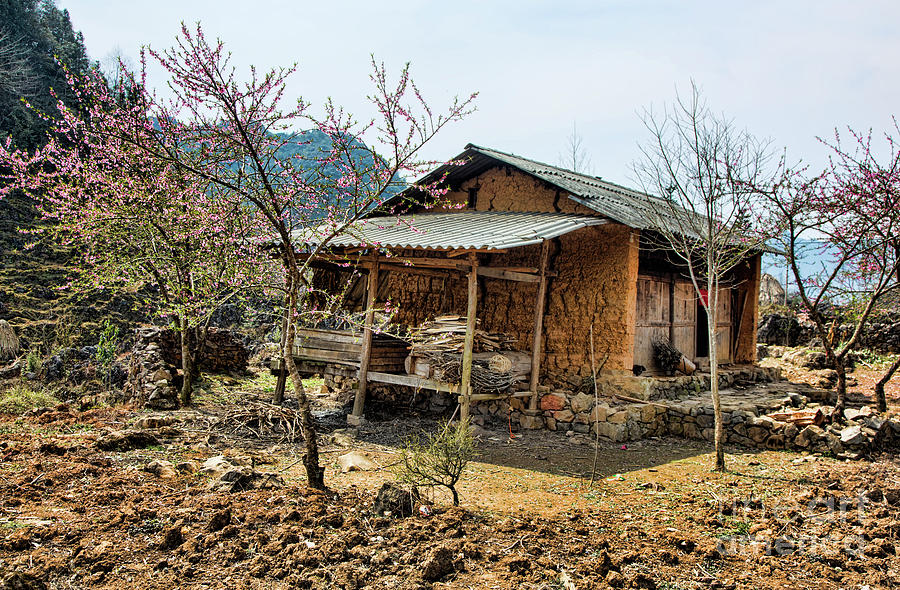 Poverty basic home Ha Giang  Photograph by Chuck Kuhn