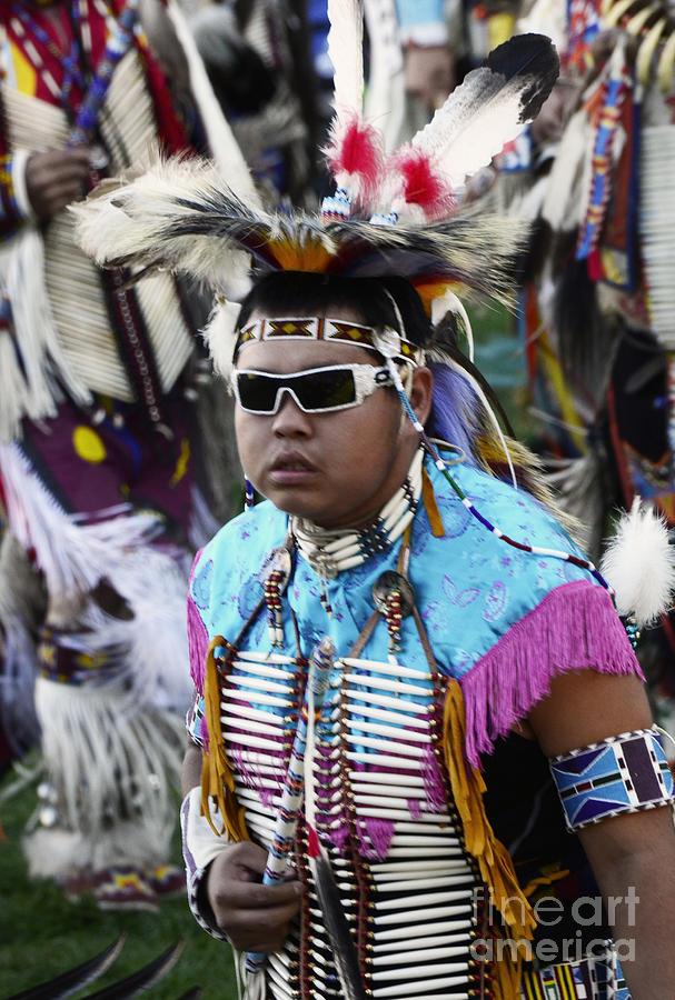 Music Photograph - Pow Wow Beauty Of The Past 14 by Bob Christopher