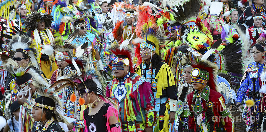Music Photograph - Pow Wow Beauty Of The Past 4 by Bob Christopher