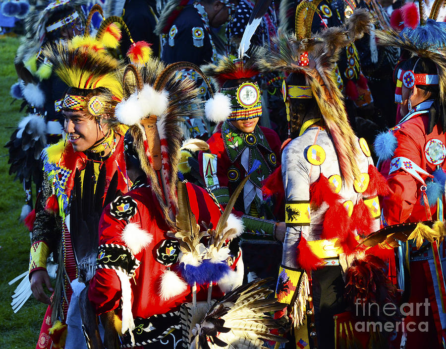 Music Photograph - Pow Wow Beauty Of The Past 5 by Bob Christopher
