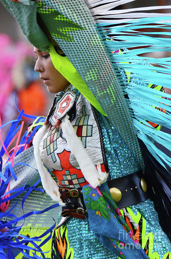 Feather Photograph - Pow Wow Fancy Dancer 3 by Bob Christopher
