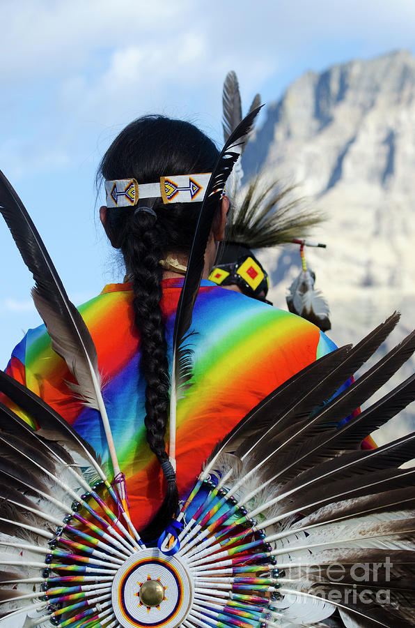 Pow Wow Feathers Photograph by Bob Christopher