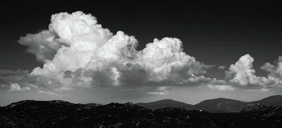 San Diego Photograph - Poway Monsoon Clouds by William Dunigan