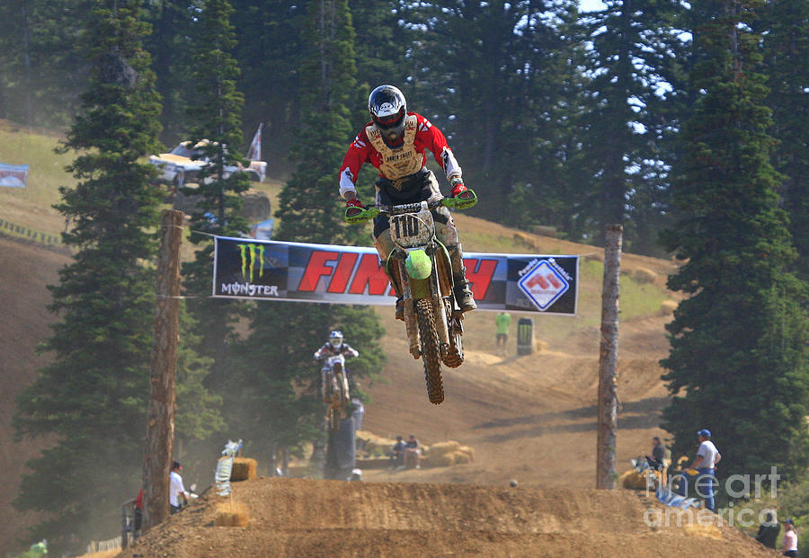 Powder Mountain Motocross Finish Line Photograph by John Nichols - Fine ...