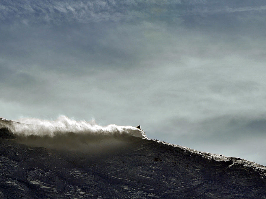Mountain Photograph - Powder Plume Sky by Kevin Munro