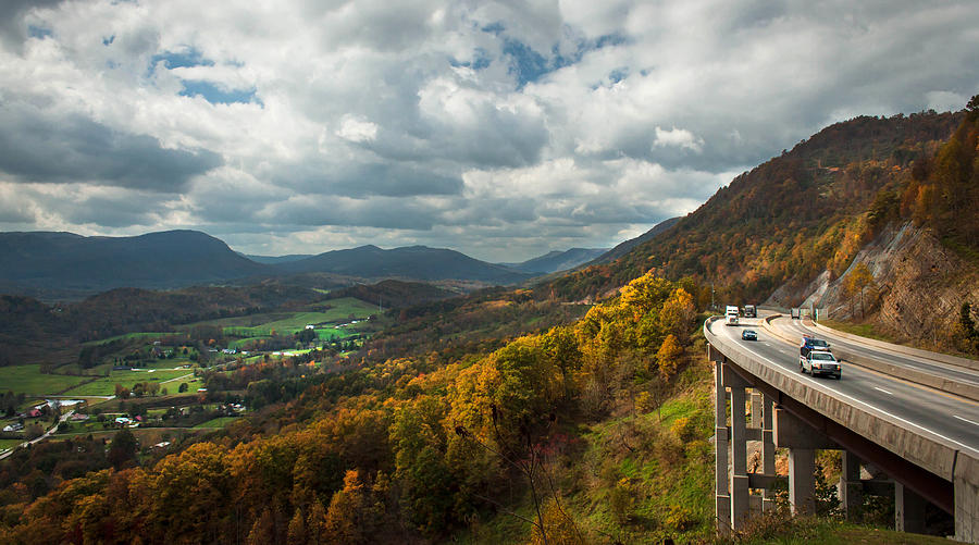 Powell Valley Overlook Photograph by Lena Auxier