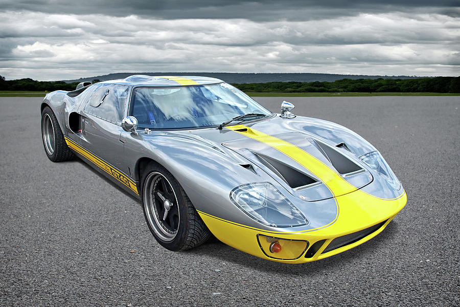 Power and Performance - Ford GT40 Photograph by Gill Billington