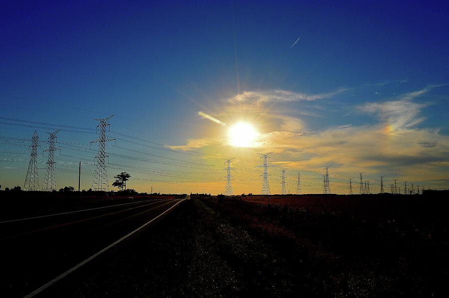 Power Crossing The Road 2 Digital Art by Lyle Crump - Fine Art America