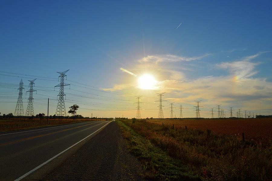 Power Crossing The Road Photograph by Lyle Crump - Fine Art America