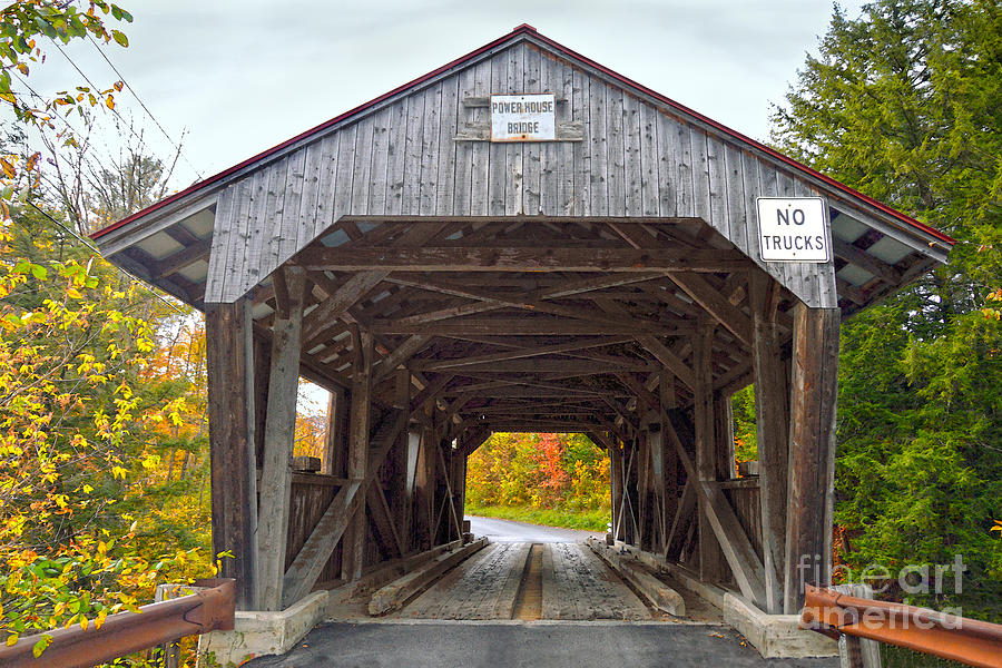 Power House Covered Bridge Photograph by Catherine Sherman