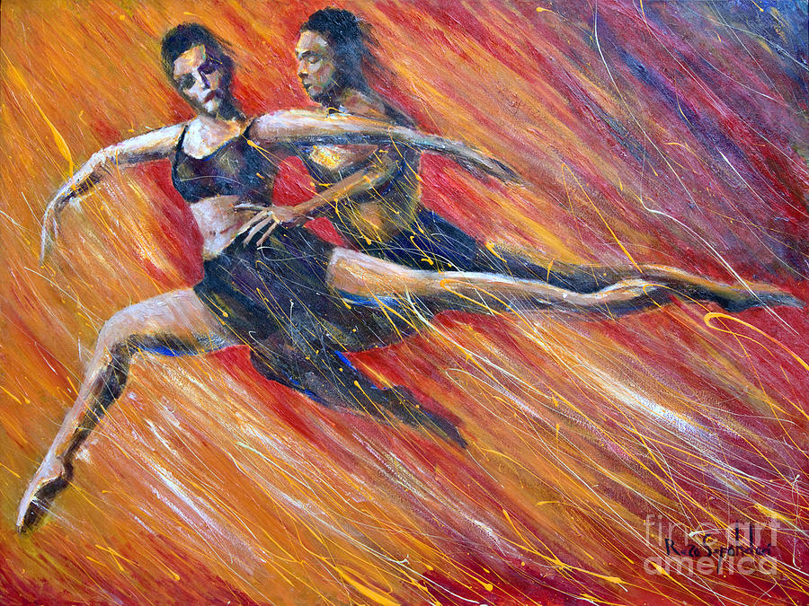 Power Leap Painting by Reza Sepahdari - Fine Art America