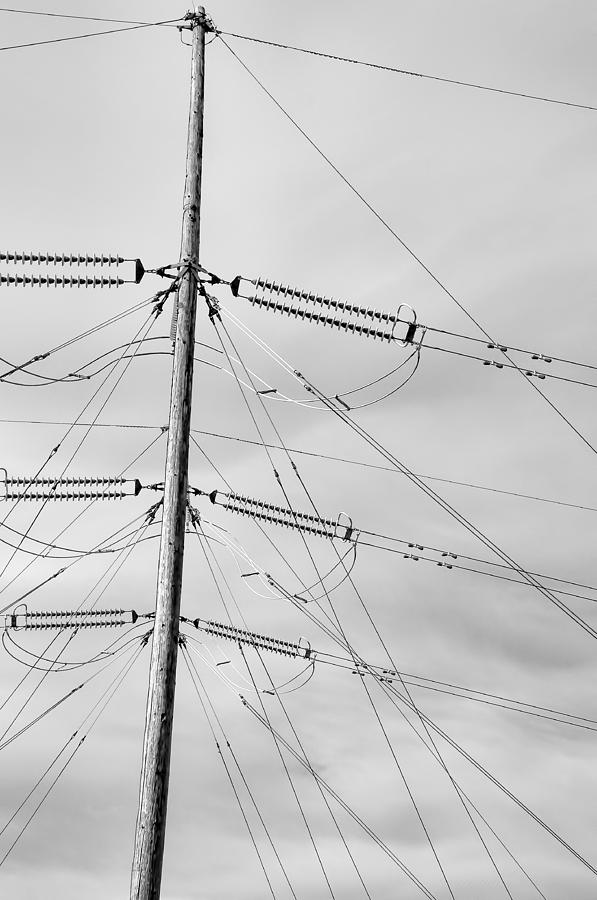 Power Line Sky Photograph by Britt Runyon