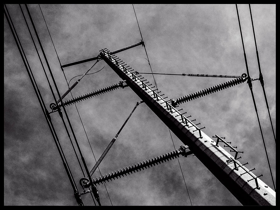 Power Line Sky Photograph by Frank Winters