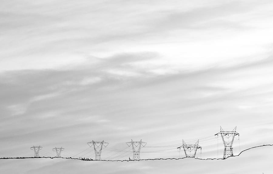 Power lines Photograph by Viktor Savchenko