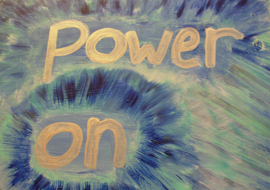 Power On Painting by Sophia Landau