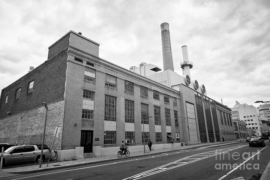 Boston Photograph - power plant building MIT massachusetts institute of technology Boston USA by Joe Fox