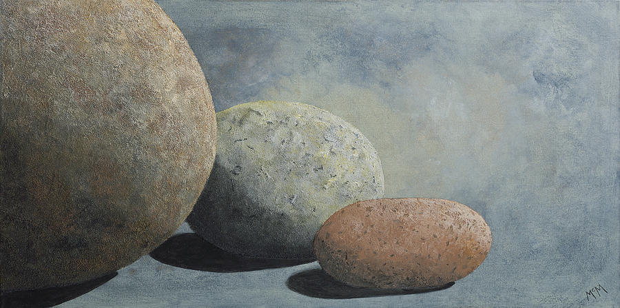 Still Life Painting - Power Rocks by Garry McMichael