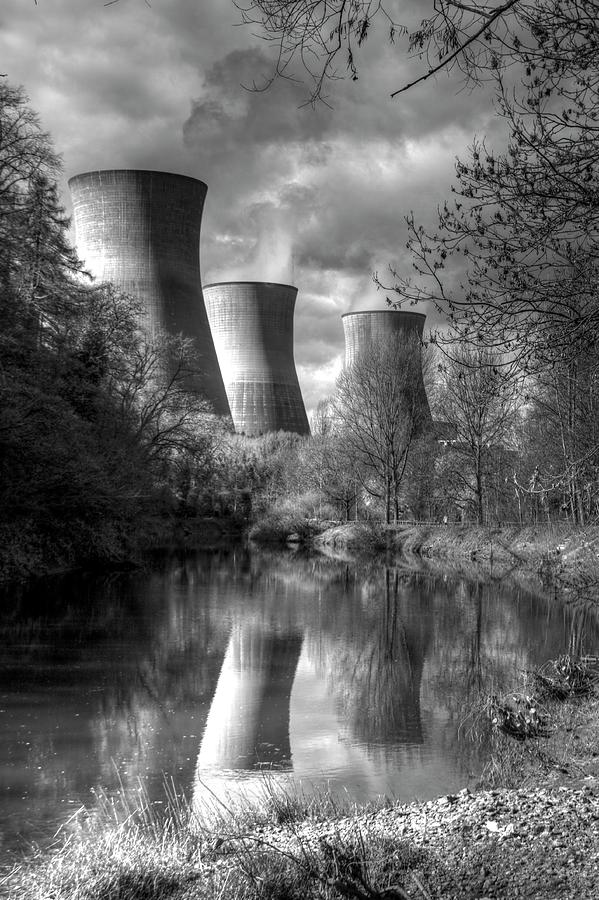 Bw Photograph - Power Station by David French