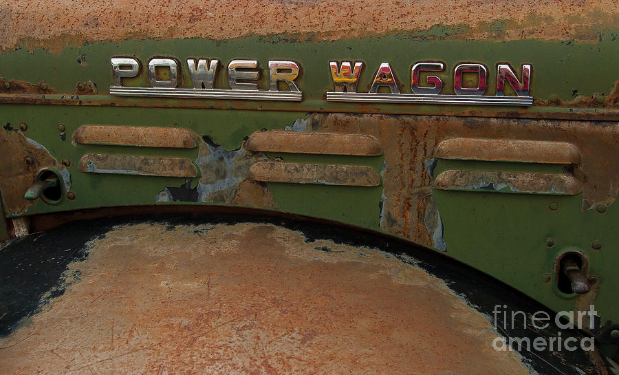 Power Wagon-Signed-#8923 Photograph by J L Woody Wooden