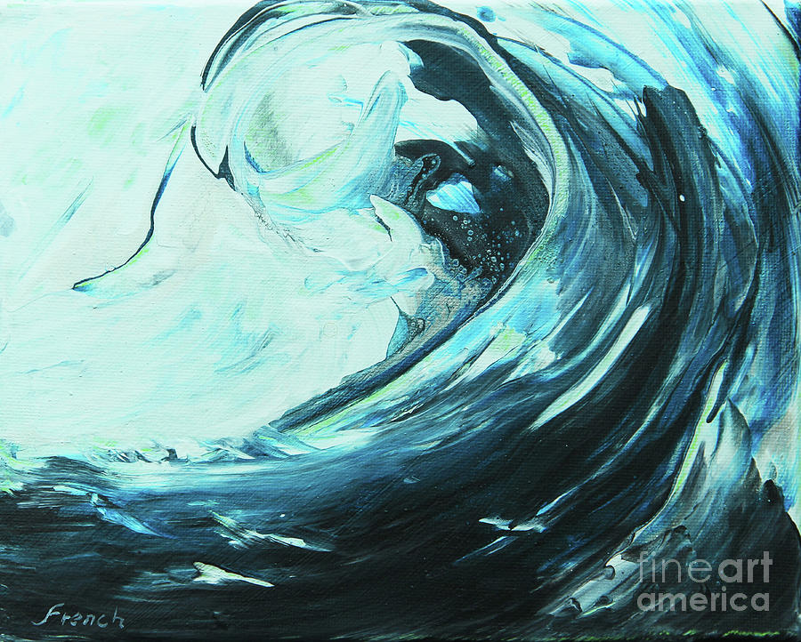 Power Wave Painting by Jeanette French