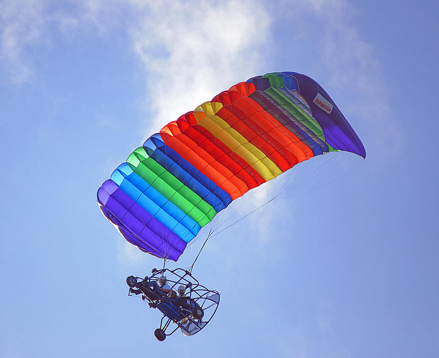 Powered Parasailing 1 Photograph by Kenneth Albin