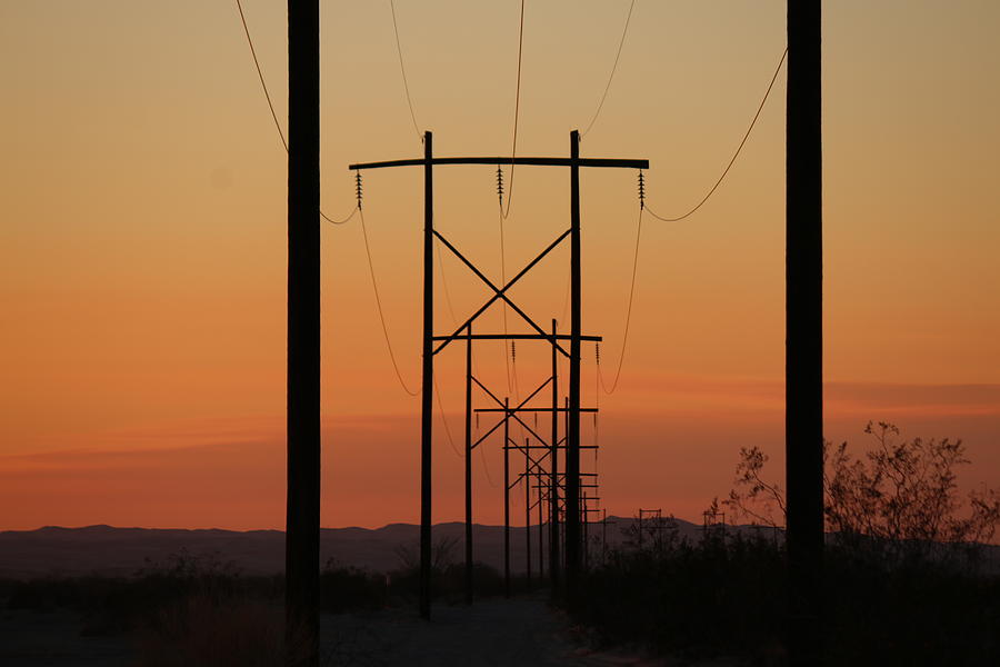 Powerful Desert Sunset  Photograph by Christy Pooschke