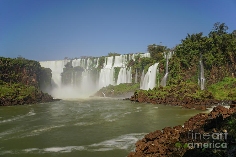 Powerful Iguazu Falls Photograph by Brian Kamprath