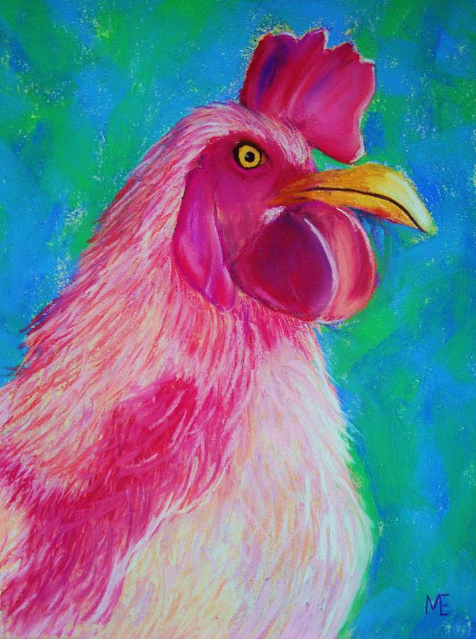 Powerful in Pink Painting by Melinda Etzold