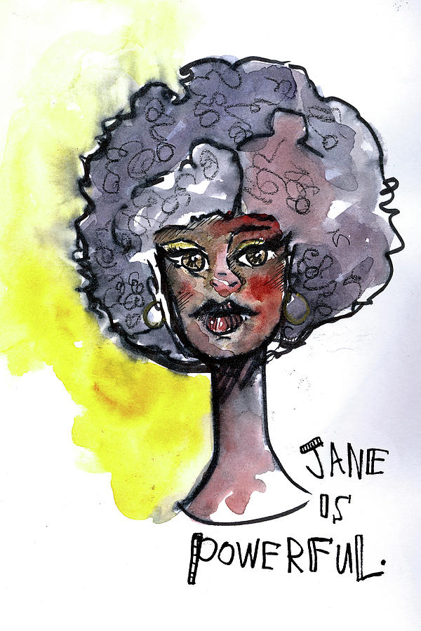 Powerful Jane Painting by Tonya Doughty