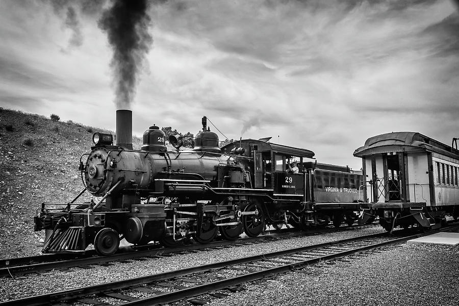Powerful Steam Train Photograph by Garry Gay