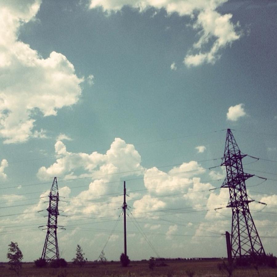 Summer Photograph - #powergrid #powersource #rural by Kang Choon Wong