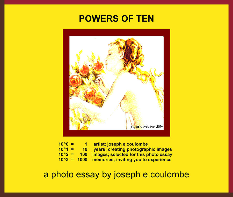 Powers Of Ten In Yellow Digital Art by Joseph Coulombe