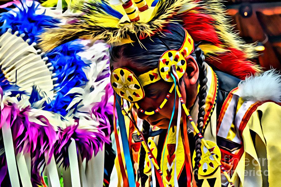 Powwow Regalia 2 Photograph by Wendy Elliott