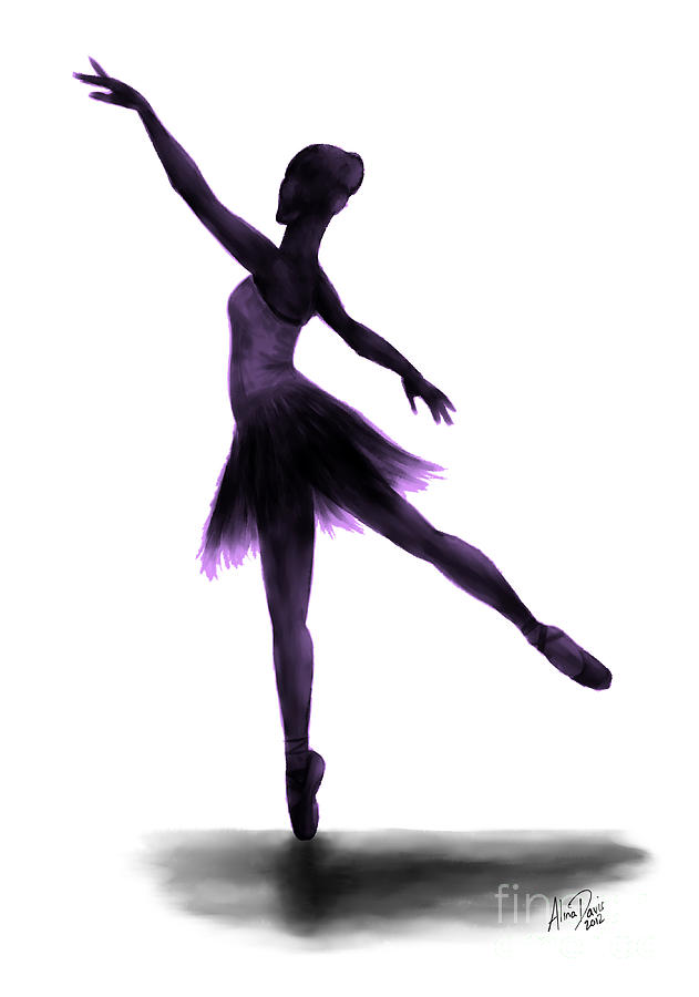 Practice Makes Perfect - Purple Digital Art