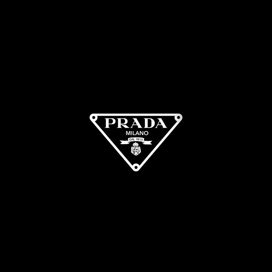 Prada Triangle Digital Art by Tres Chic