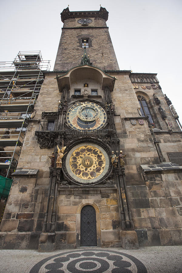 Architecture Photograph - Prague Astronomical Clock by Andre Goncalves