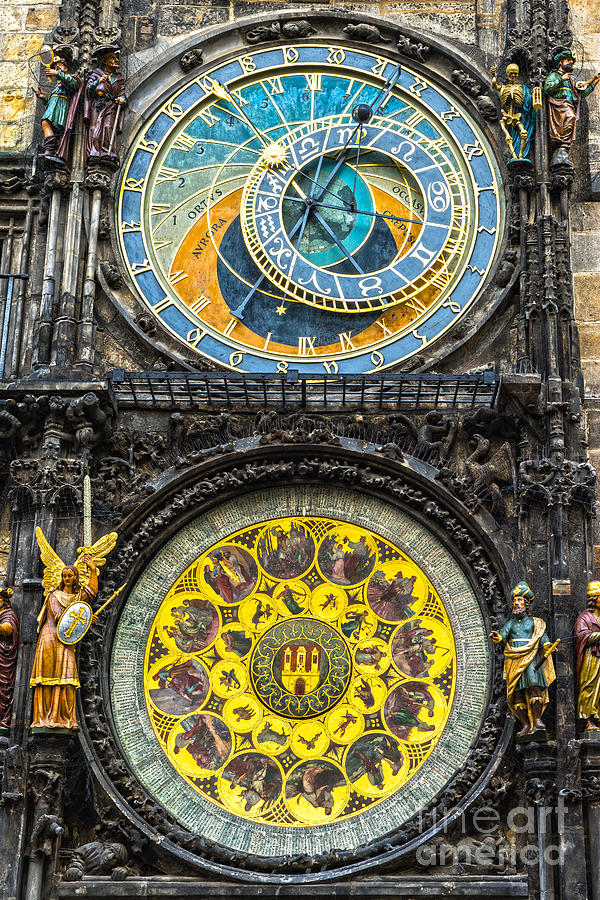 Prague Astronomical Clock Photograph by Luciano Mortula