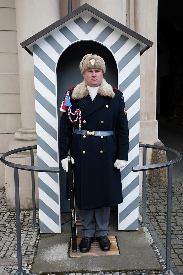 Prague Castle Guard Photograph